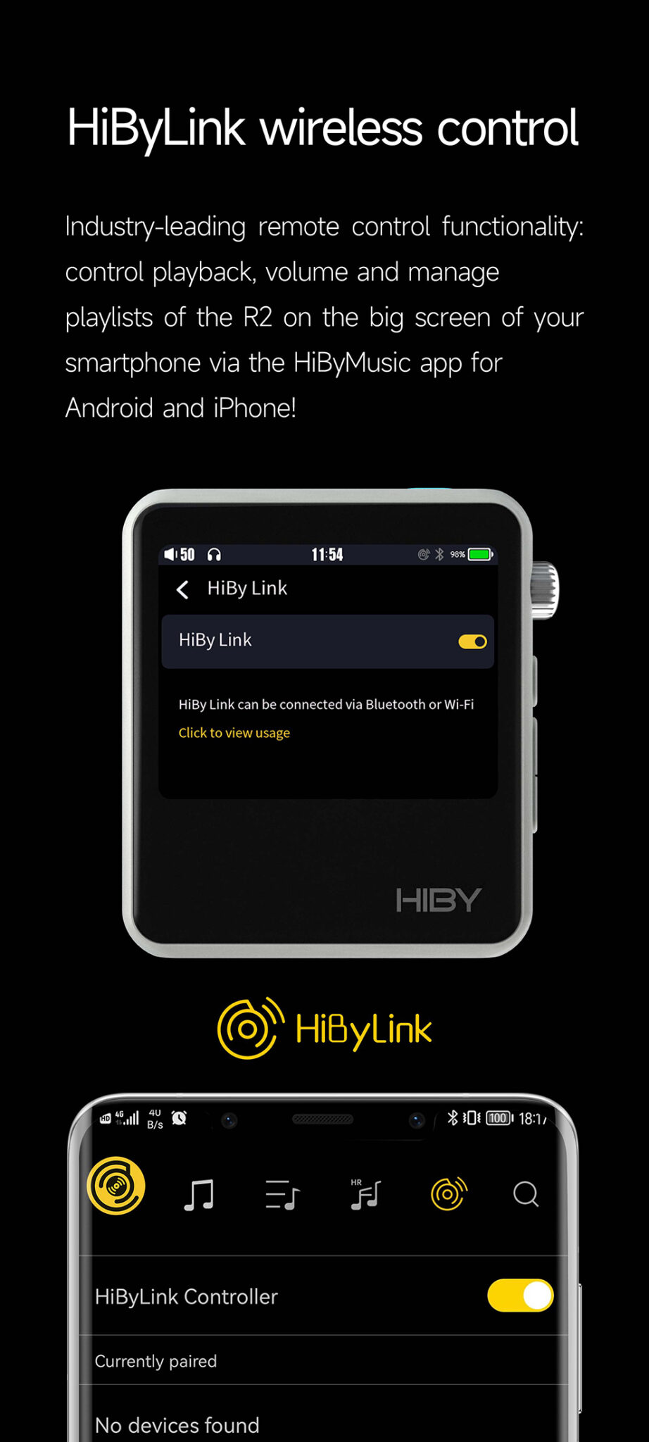 HiBy R2 II Reproductor de Audio Hi-Res - Bluetooth Perú